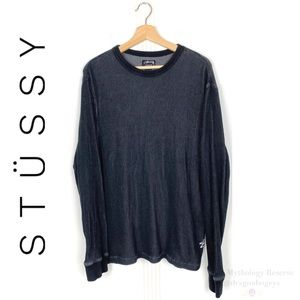 Stussy Ribbed Thermal Crew Shirt